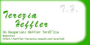 terezia heffler business card